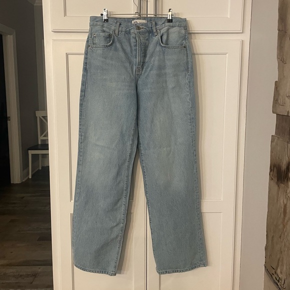 Zara Denim - Zara wide leg jeans full length size 6